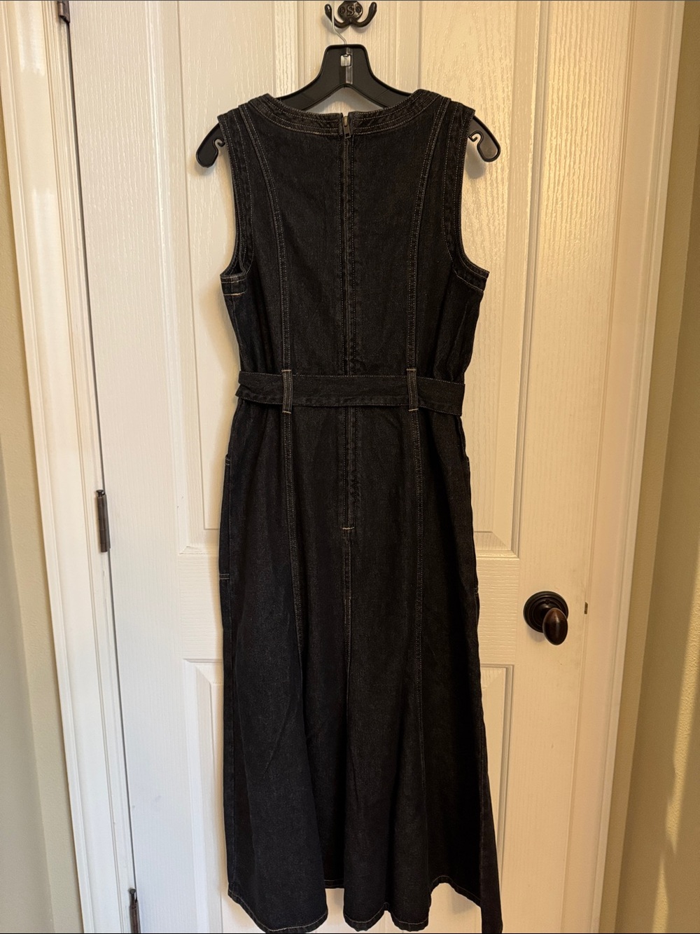 Sundance Denim Sleeveless Maxi Dress, size 6, NWT - Picture 4 of 6